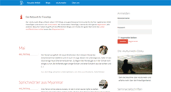 Desktop Screenshot of kulturweit-blog.de