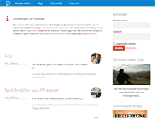 Tablet Screenshot of kulturweit-blog.de